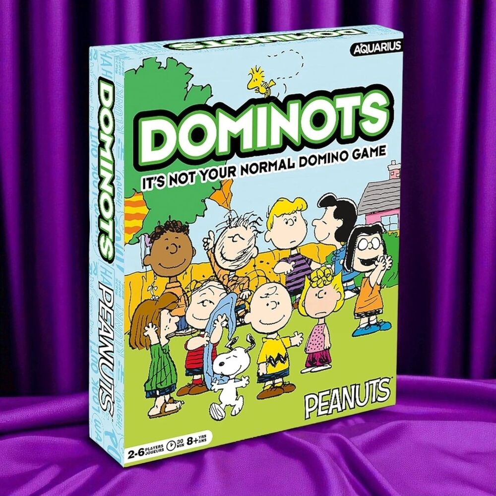 Aquarius Peanuts Dominots Tile Game 2022 Brand New Sealed